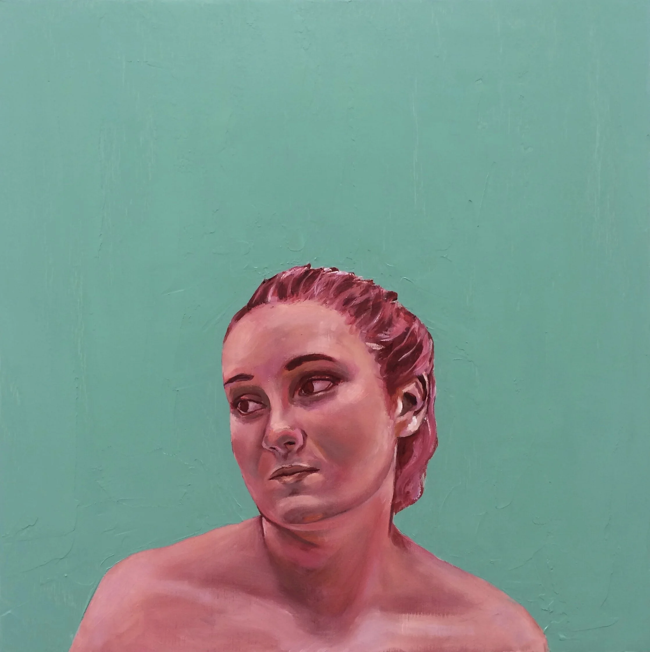 Kaitlin, oil on panel, 10" x 10" 2016