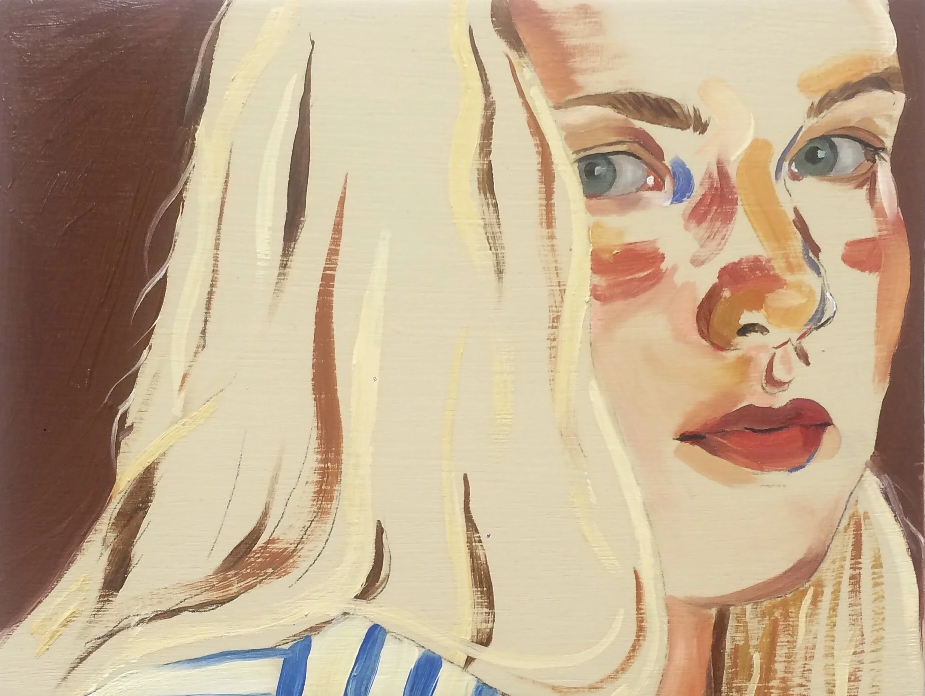 Berti, oil on panel, ~5" x 7" 2016