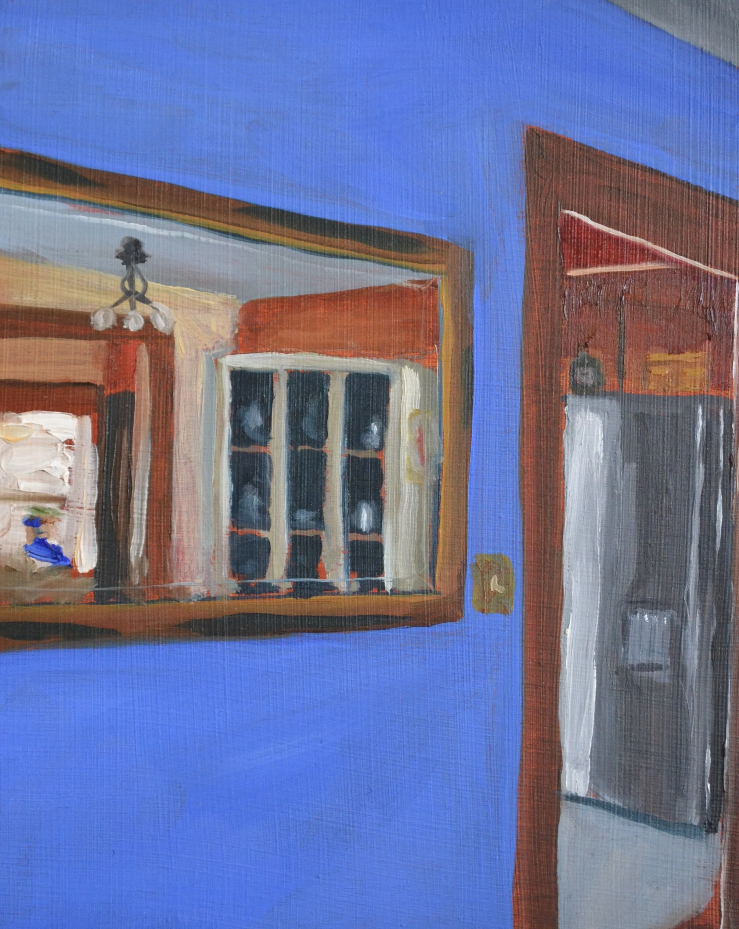 Interior, oil on panel, 5" x 7" 2018