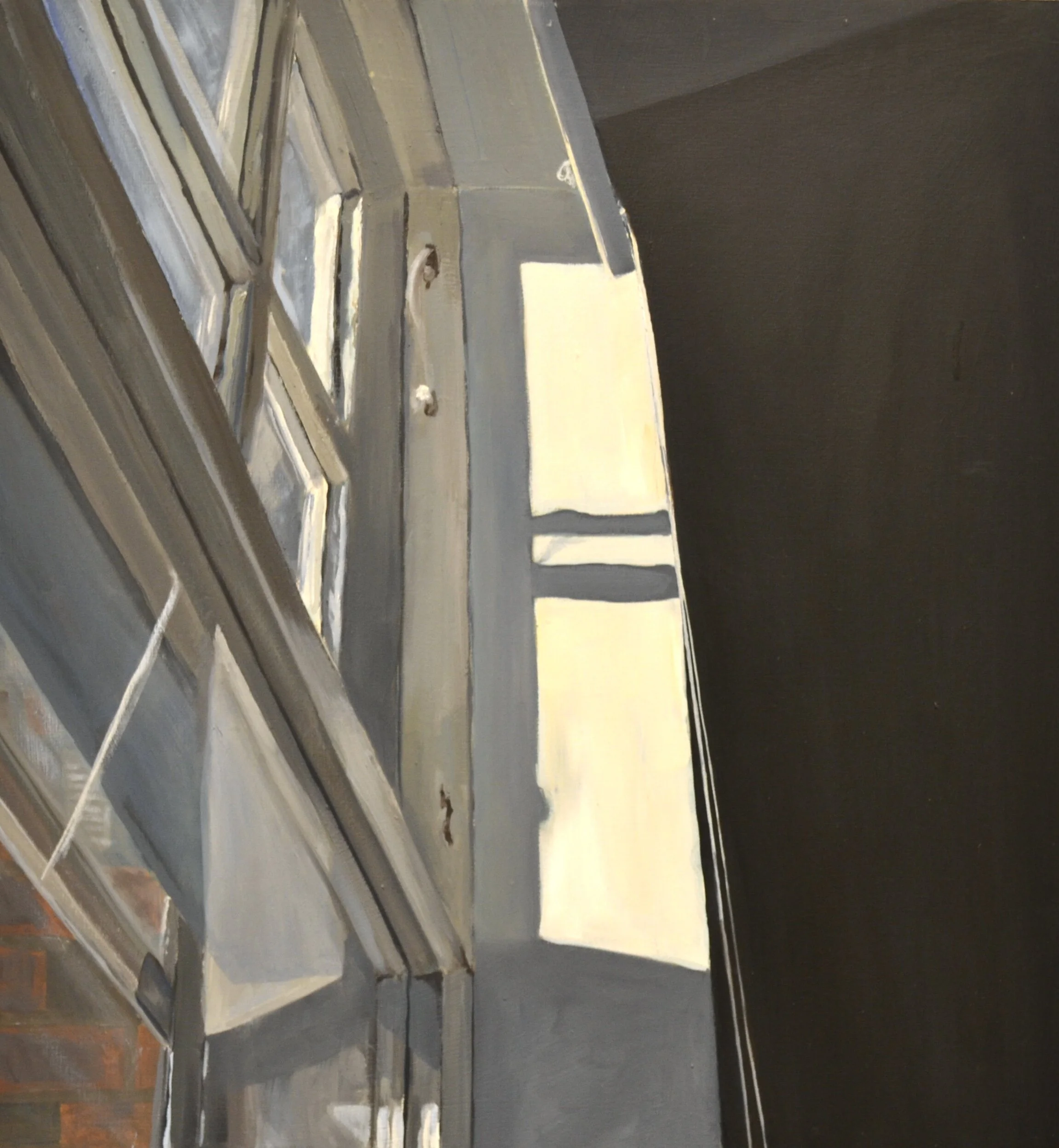 Sill, oil on panel, 20" x 18" 2017