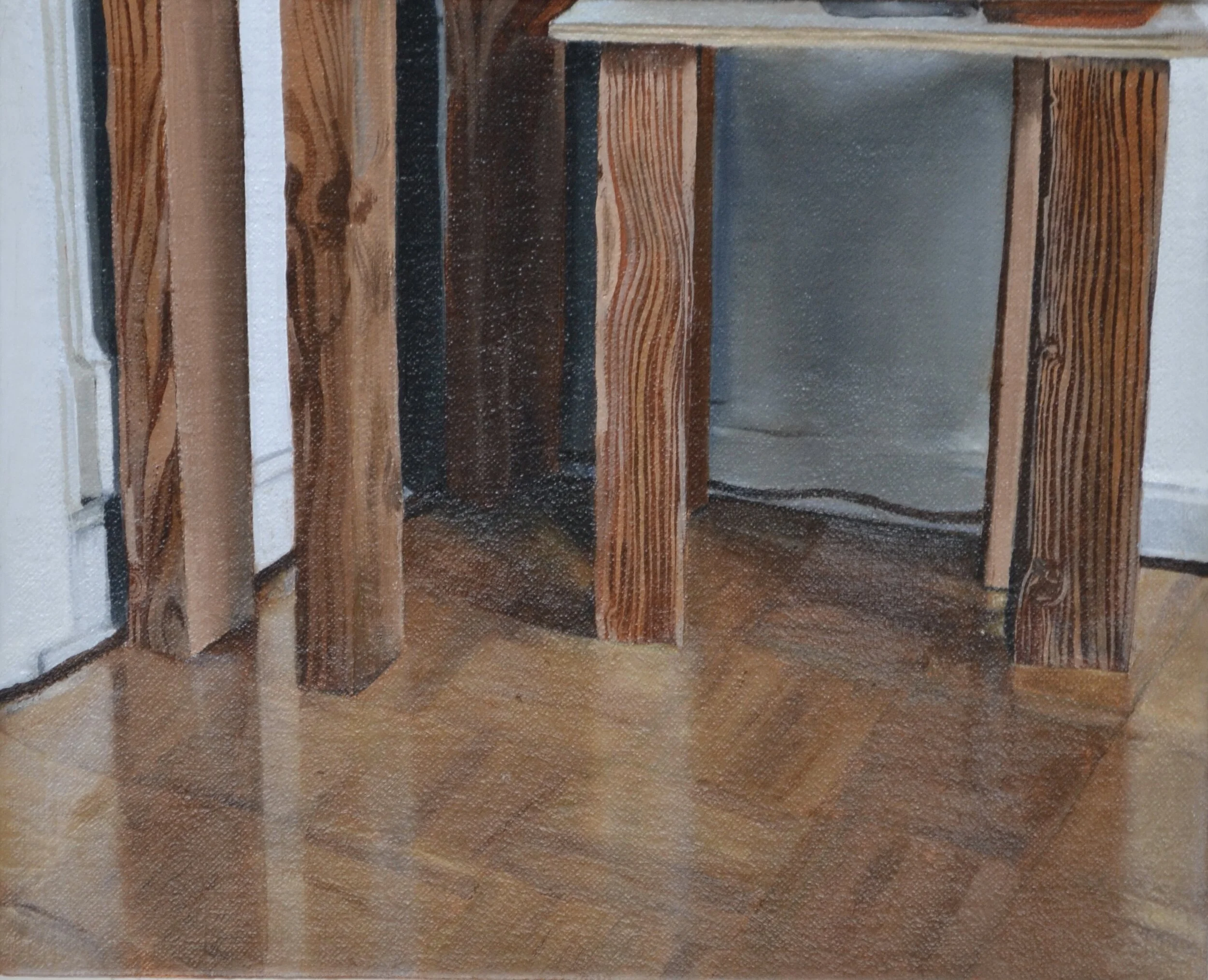 Legs, oil on linen, 11" x 9" 2018