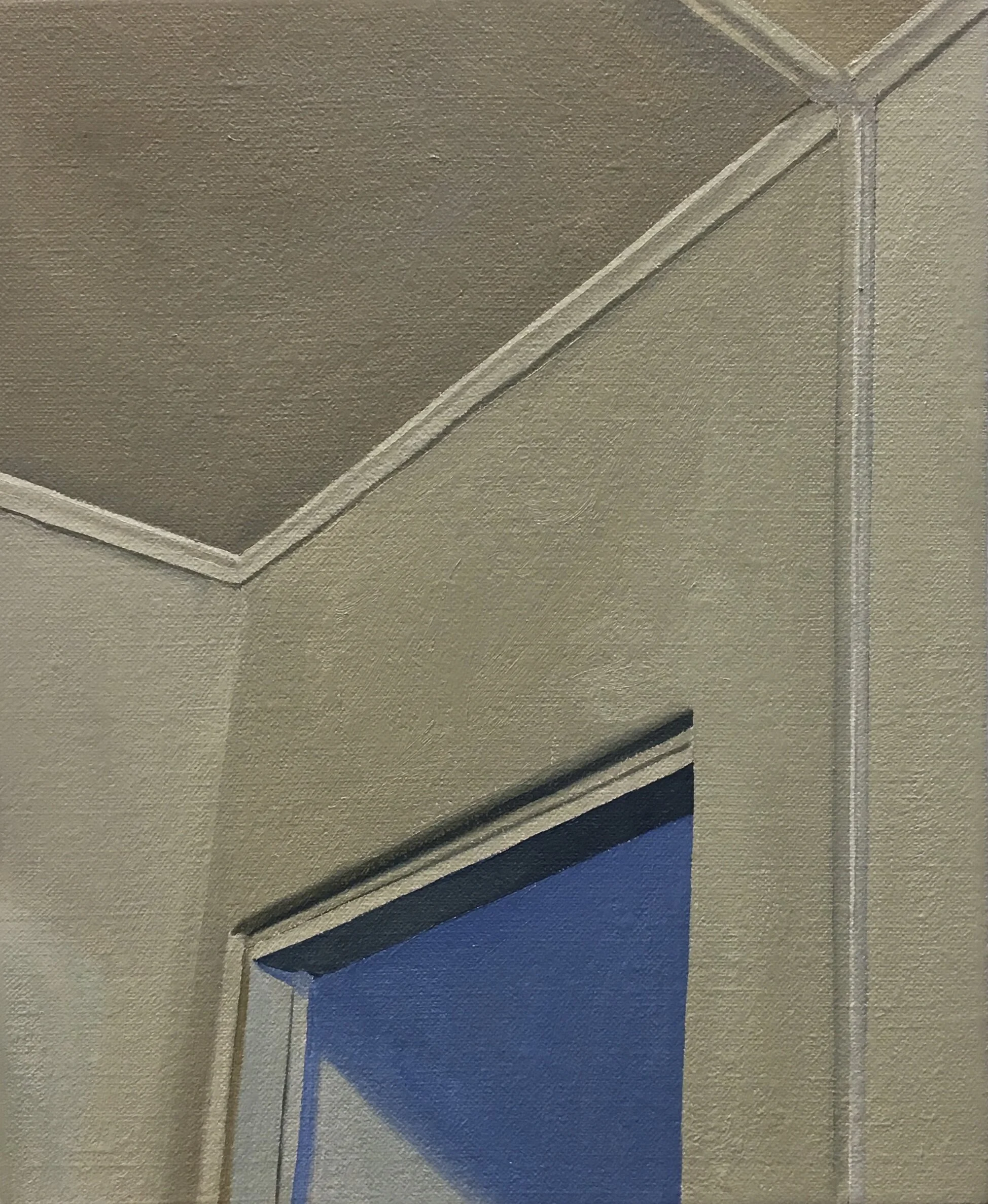 Portal, oil on linen, 11" x 9" 2018