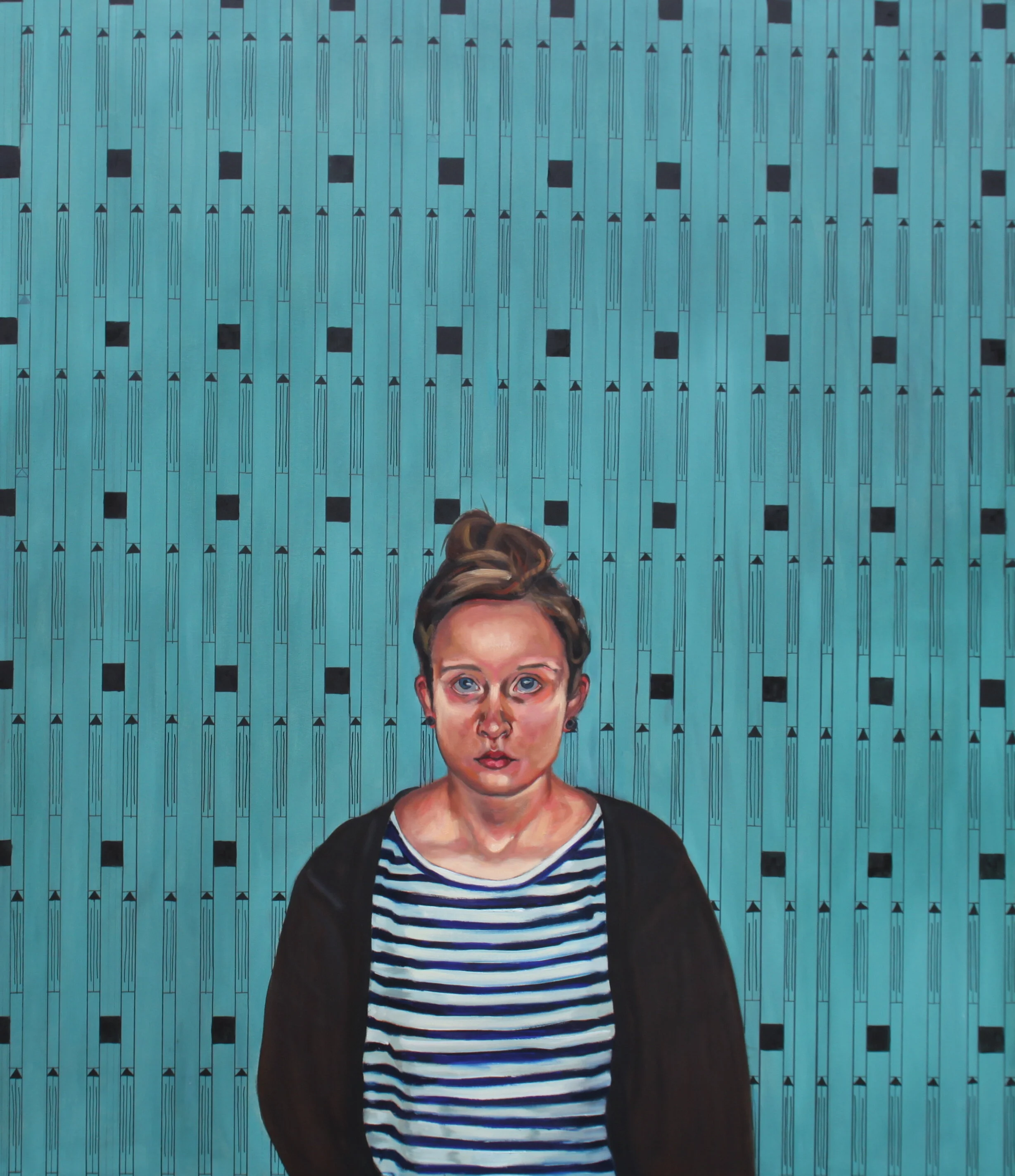 Kimberly, oil on canvas, 