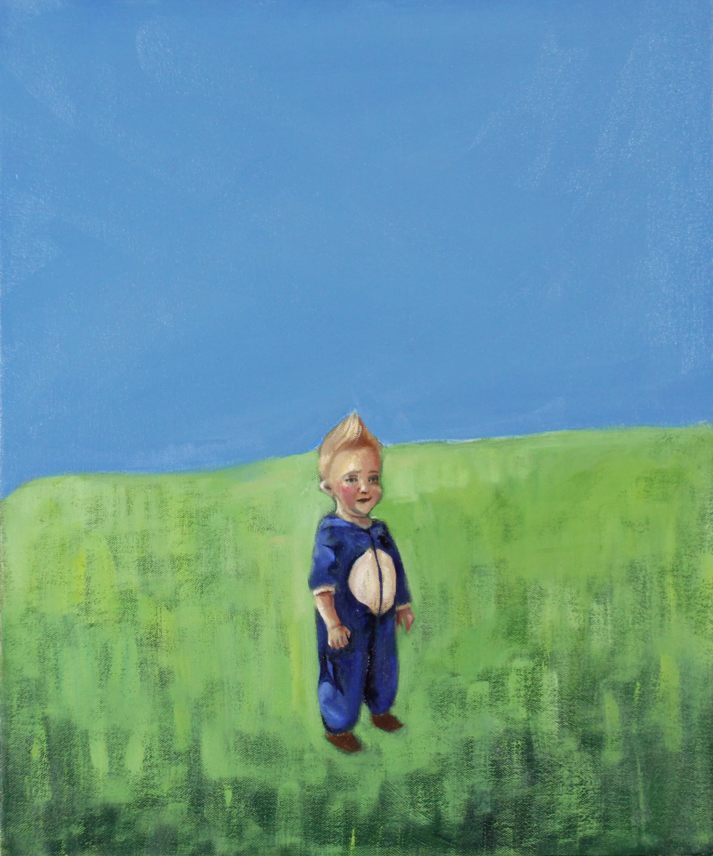 Spike, oil on canvas, 15" x 18" 2013