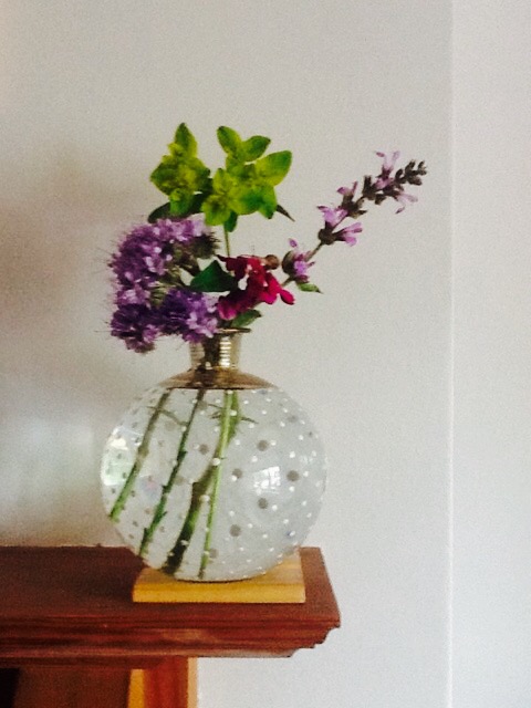 Vintage spotty vase now resides in West London.