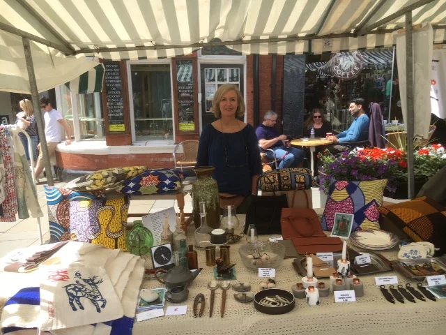 Cup + Cloth stall at Treacle market Macclesfield., Sunday 31st July 2016.