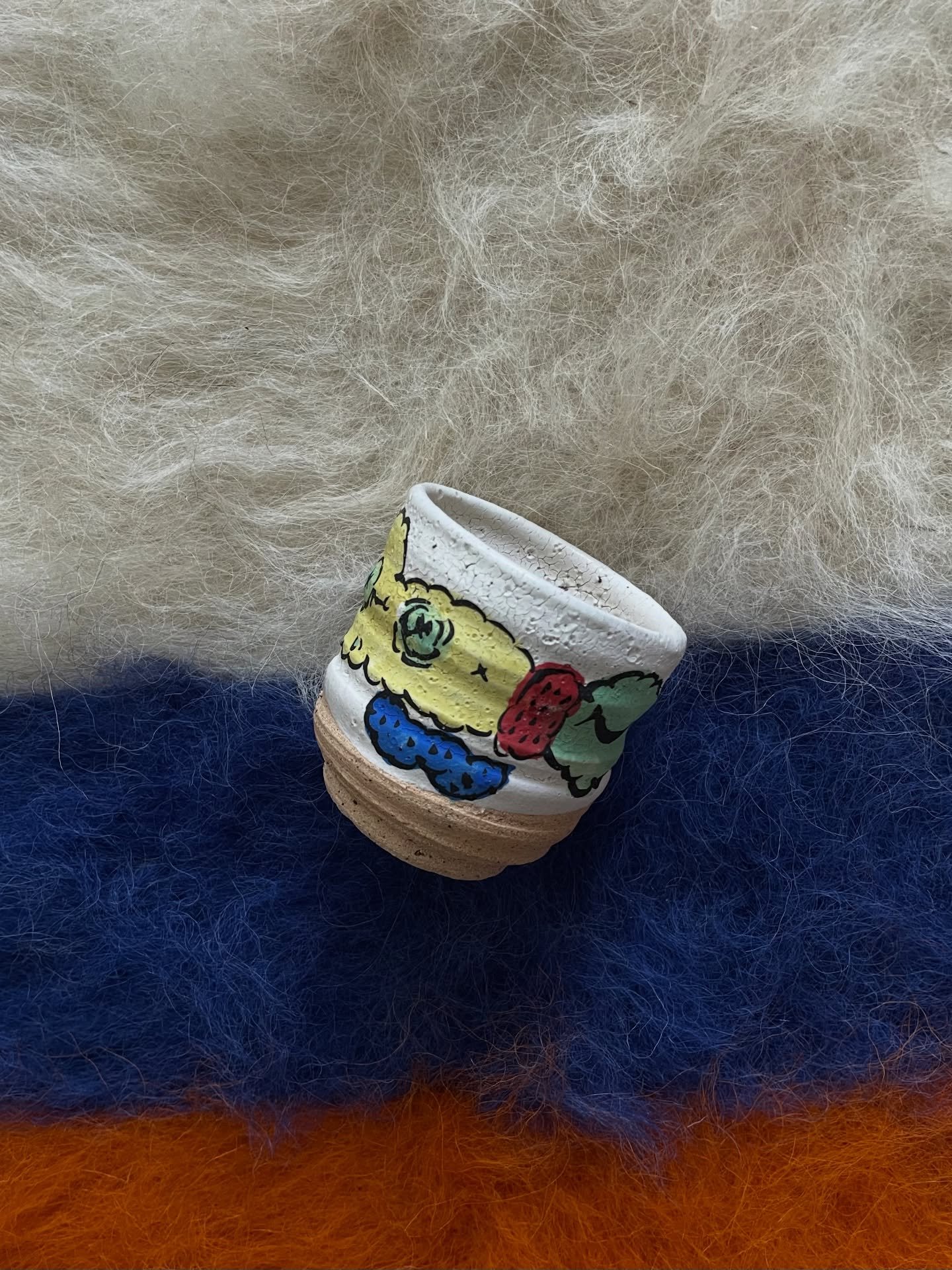 Very excited to soon be stocking the incredible work of Hiroshi Okuno, a Japanese potter who creates works that blend Nordic-Japanese design with traditional artistry. I came across his ceramics in a wonderful shop in Kiso. This is the pot I bought, 