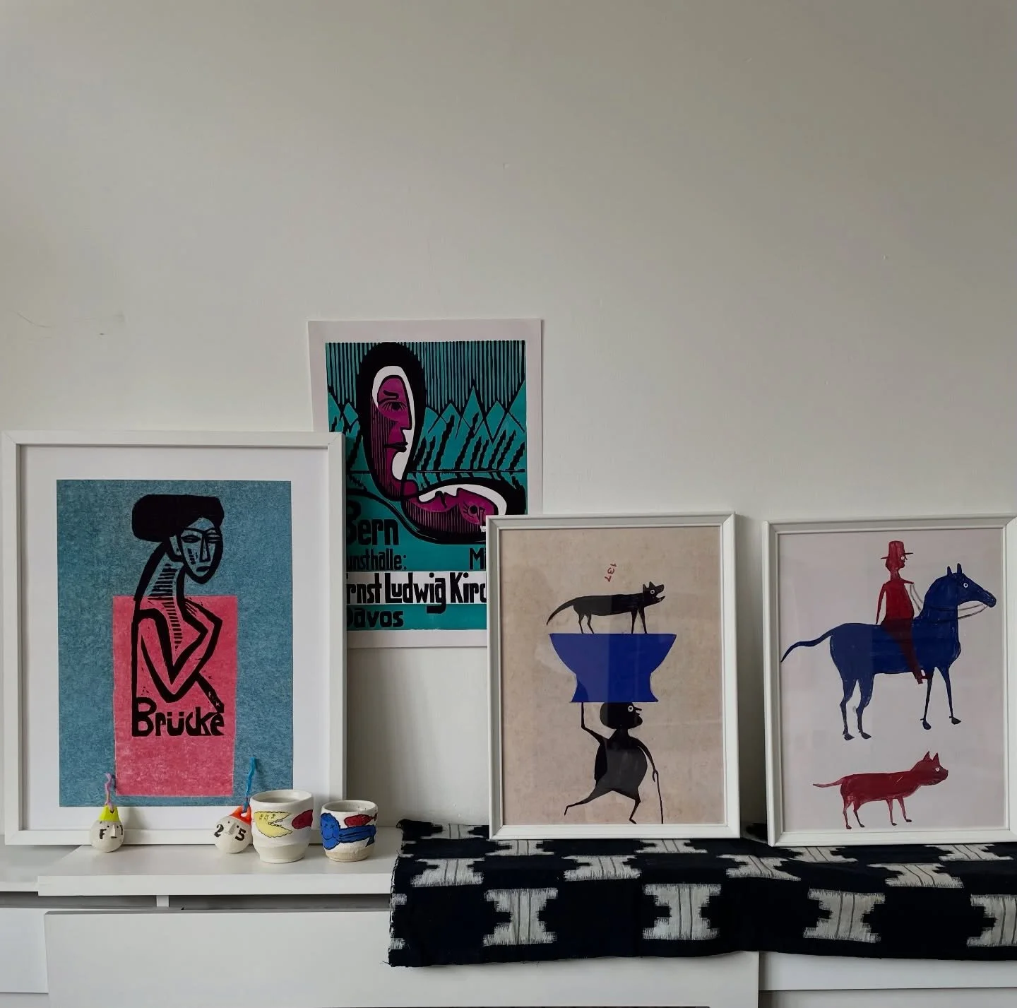 Prints and pots in New In.