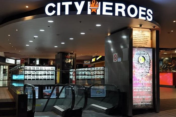 City Heroes on George st. Sydney