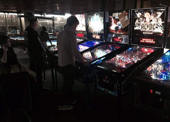 Ben Hayes having a blinder on Star Trek, in a game of high scores from all players.