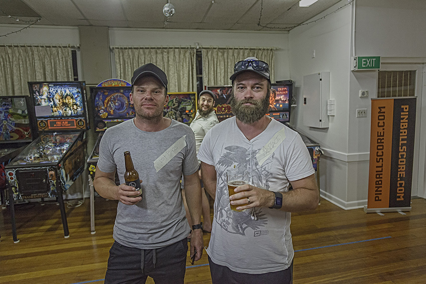 And your new (completely non PAPA verified) world pinball flips champions, are Paul Jones and Pat Nichols! I'm pretty sure Brett and Naiomi are required by law to fly the flips championship trophy from the USA to it's new home here in Australia.. Ph…