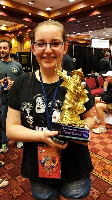 Danielle Peck - your new Texas Pinball Festival Women's Champion.