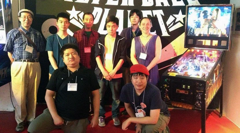 Esther far right competes in her home country of Japan.