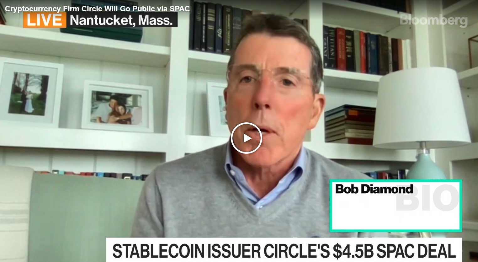 Cryptocurrency Firm Circle Will Go Public via SPAC