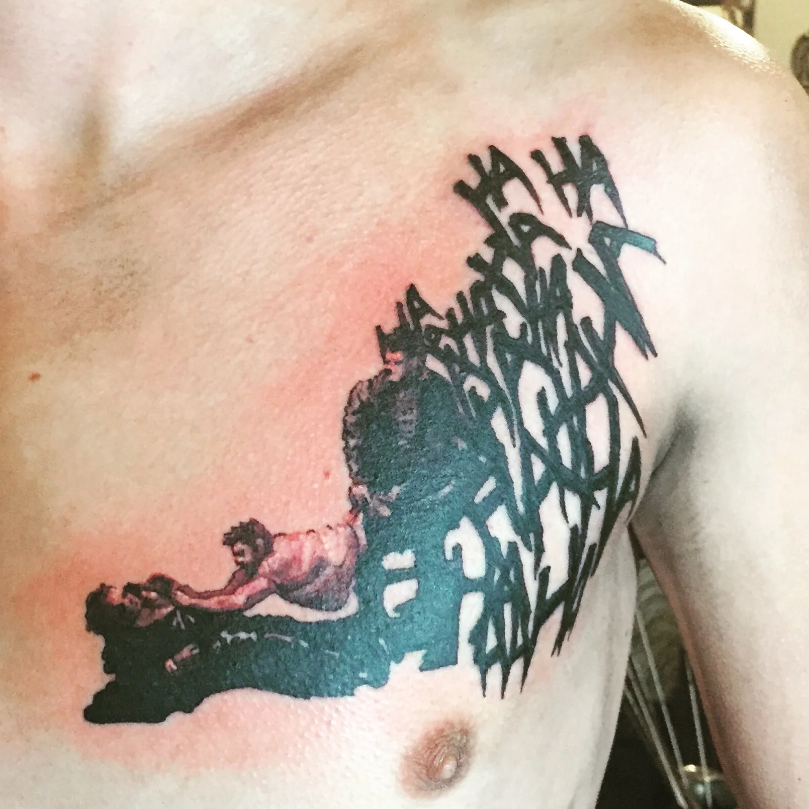  Fight club meets the new Joker 