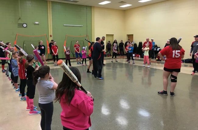 The Red Raiders ran a 3 week clinic offering instruction to Little League Softball players, offering instruction from Red Raiders coaches and players.