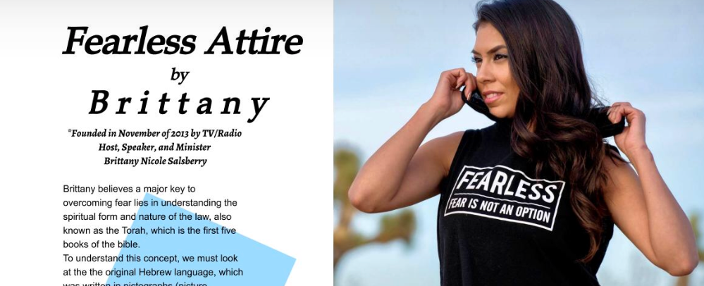 Fearless Attire and Founder Feat In His Favor Magazine | Summer 2018