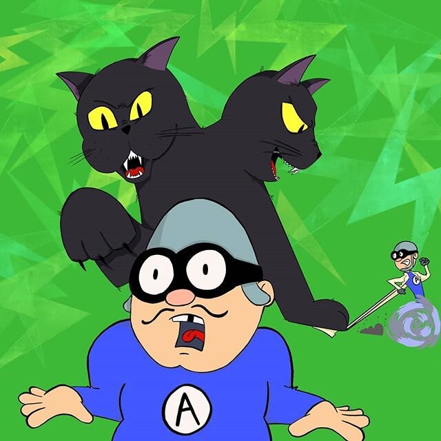 THE CAT WITH 2 HEADS! #aquabats #jimmytherobot #mcbatcommander