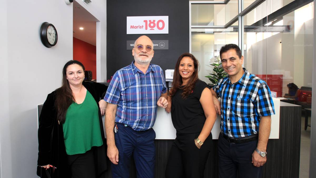 DRIVEN: Ariana Kenny, Steve Bailey, Mariham Basta and Changiz Iranpour are part of a new mobile health team in Blacktown. Picture: Isabella Lettini