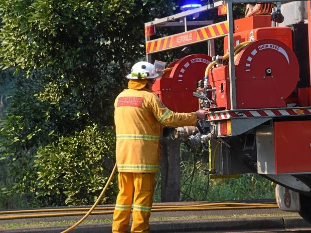 Rural Fire Service assisted Fire and Rescue NSW as Fire and Rescue NSW at a bush fire near East Ballina. File photo.Marc Stapelberg