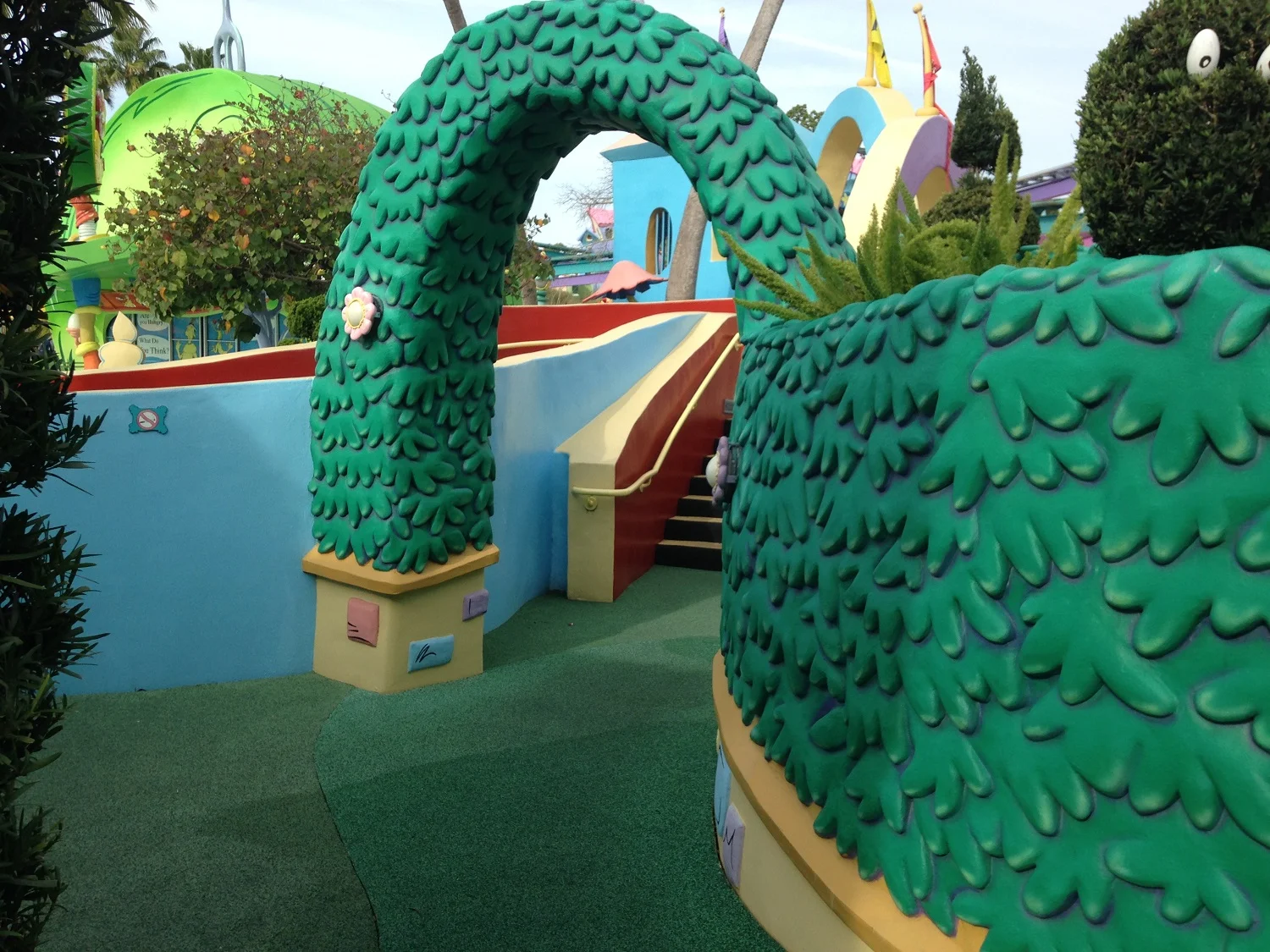 The maze in the If I Ran the Zoo play area.