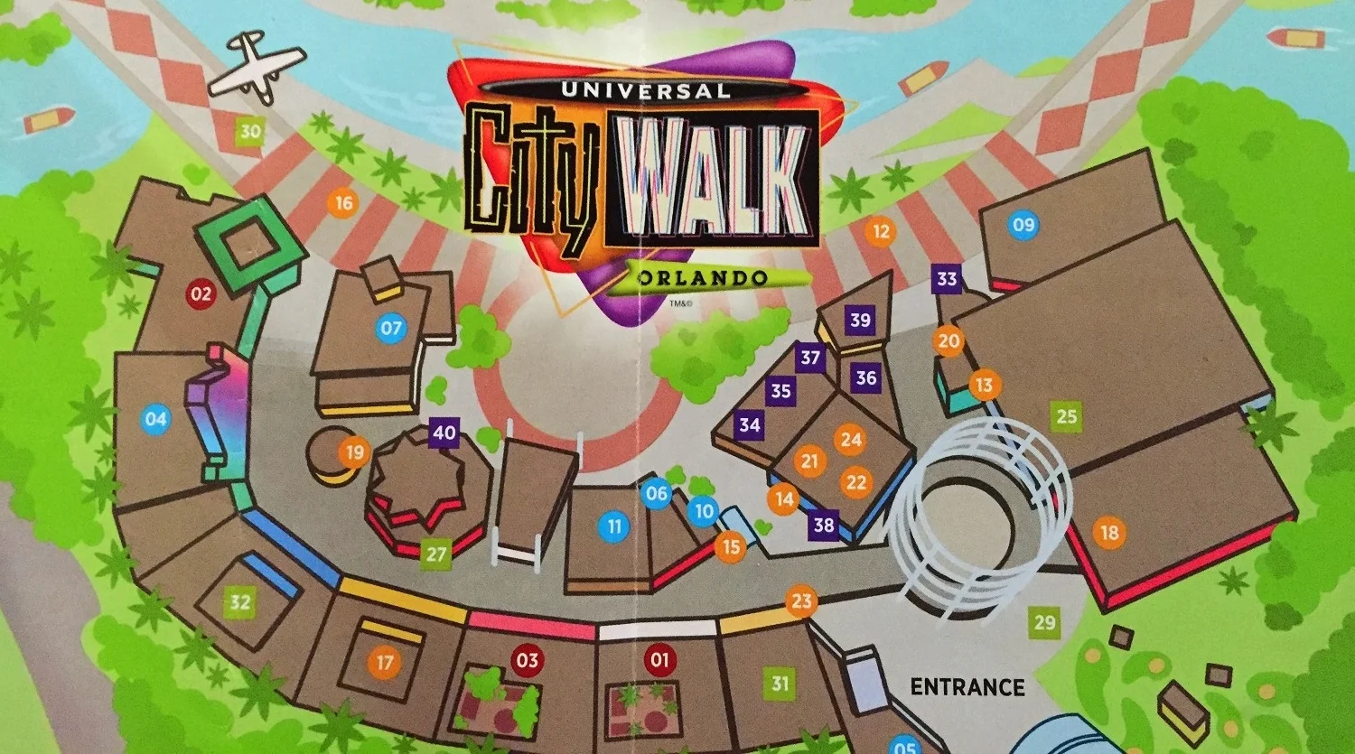 P!Q is number 37 on this CityWalk map. 