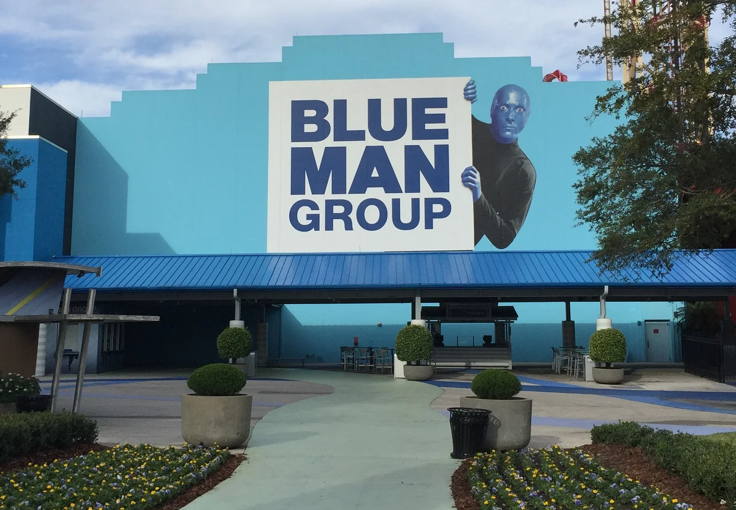 The Blue Man Group Theatre. 
