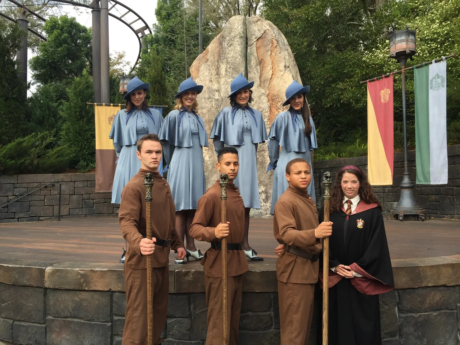 The Triwizard Spirit Rally is also performed on the Hogsmeade stage.