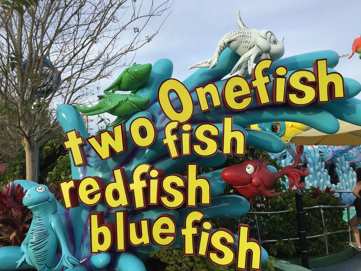 One Fish, Two Fish, Red Fish, Blue Fish Sign
