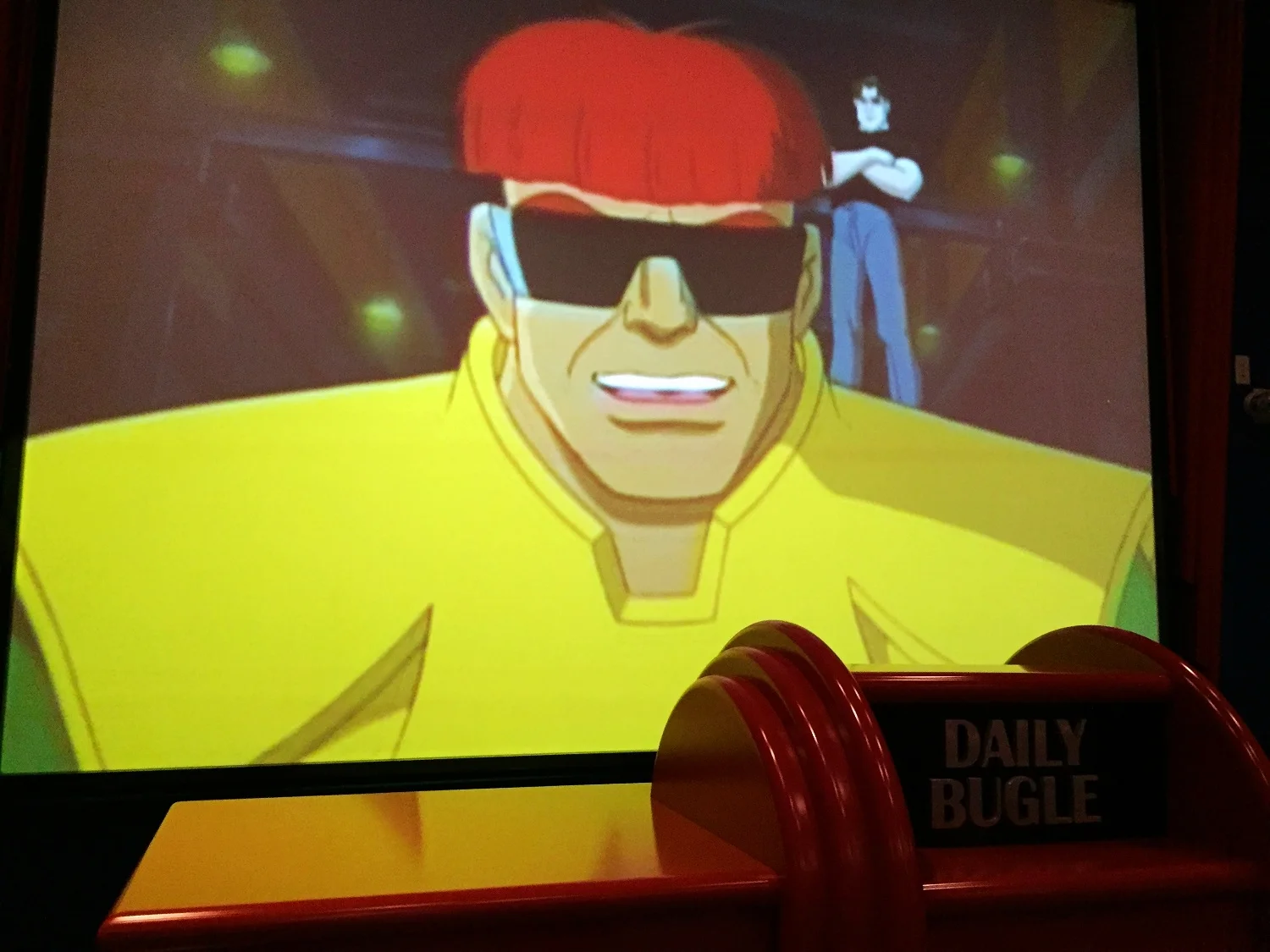Doctor Octopus in the Amazing Adventures of Spider-Man Ride Queue