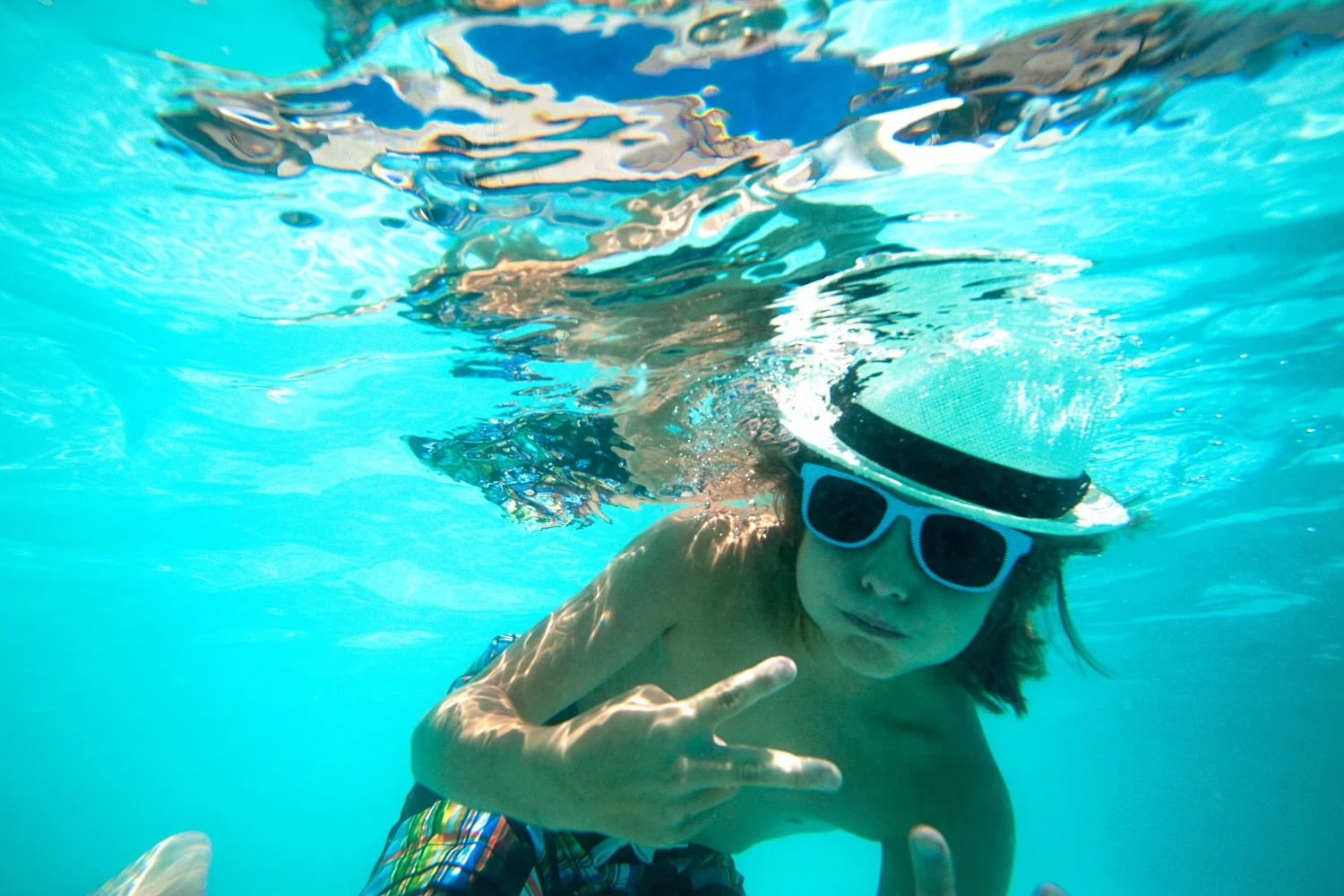 Underwater Rock at the Hard Rock Hotel Pool