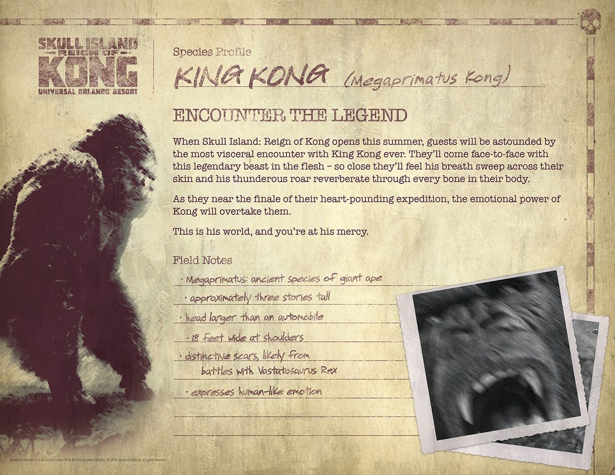King Kong Species Profile