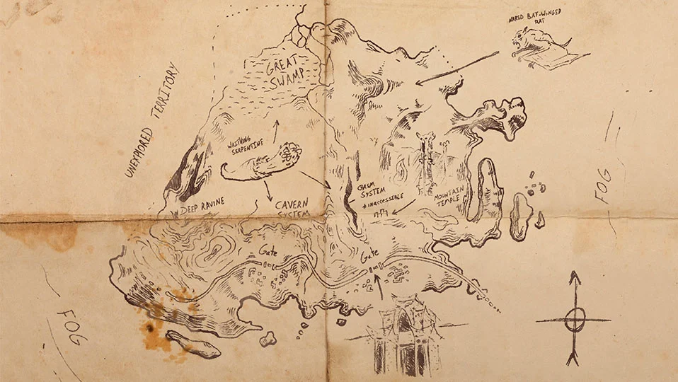 Skull Island Sailor's Map