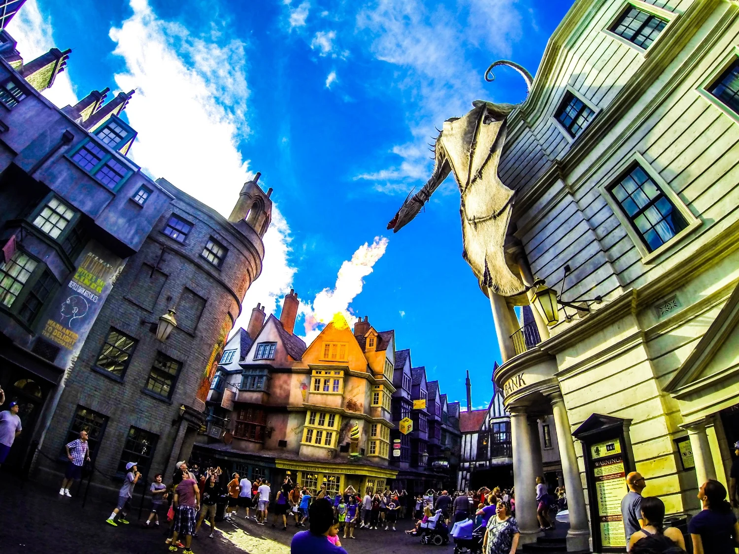 Diagon Alley in Universal Studios Florida. Copyright Bill Forshey. All rights reserved. 