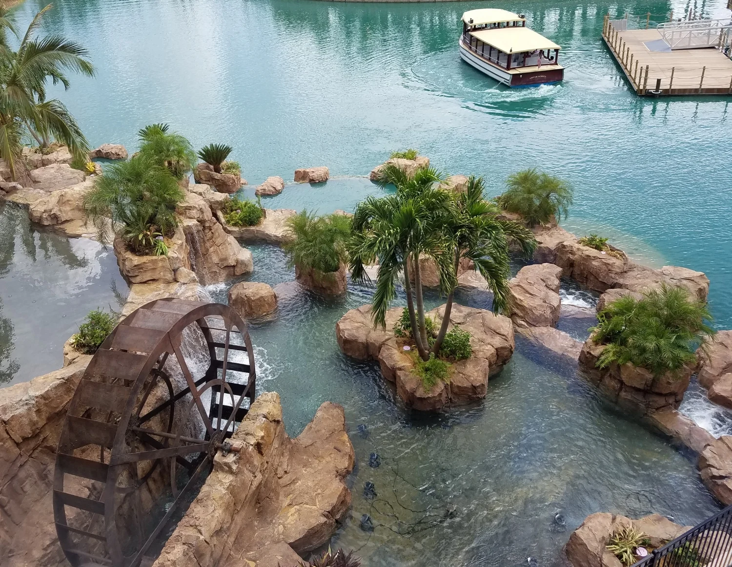 The Lagoon area at Loews Sapphire Falls Resort.