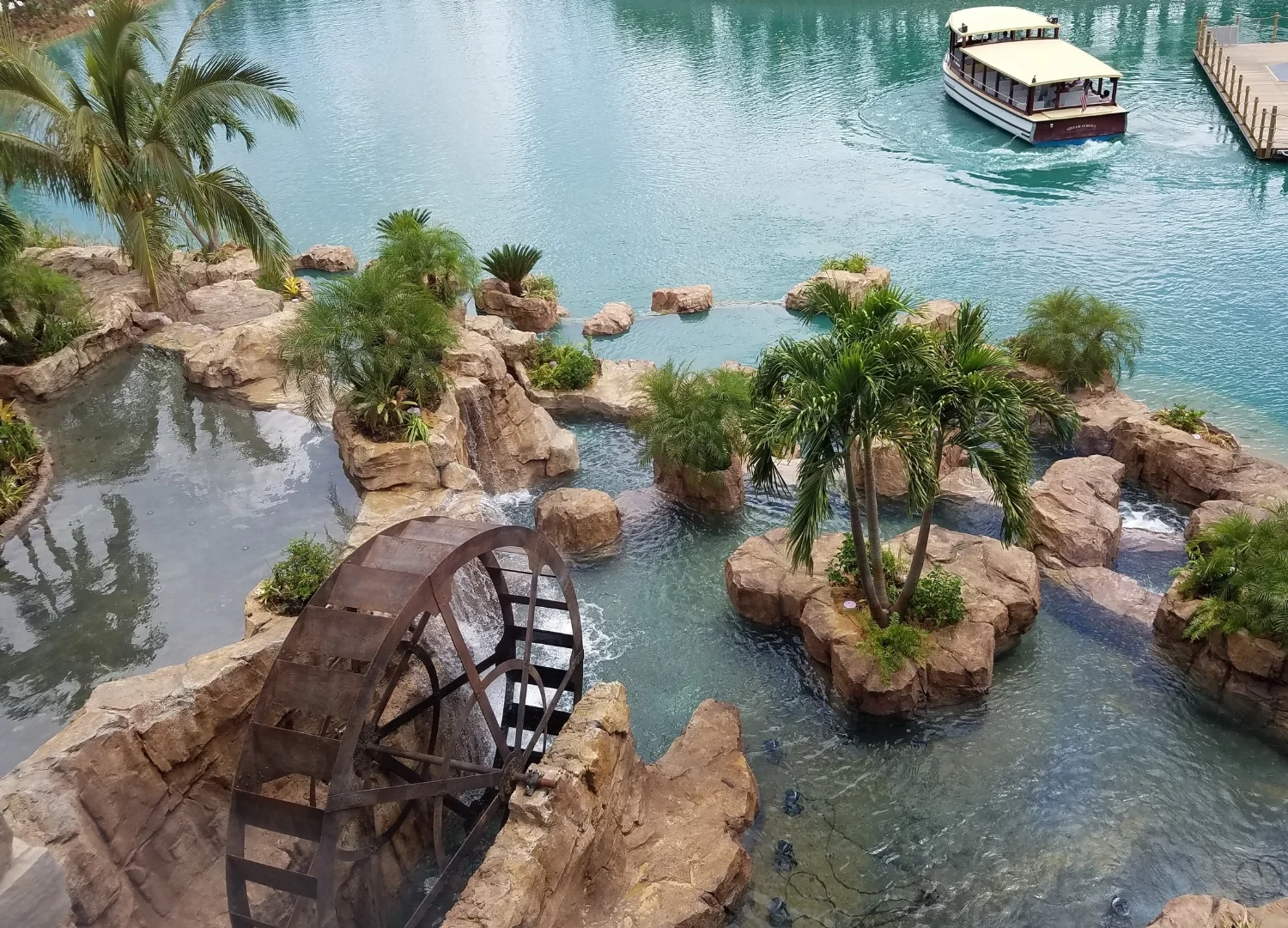 Lagoon Side of the Falls at Loews Sapphire Falls Resort