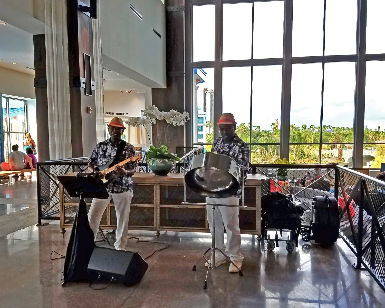 Steel Drum Musician at Loews Sapphire Falls Resort