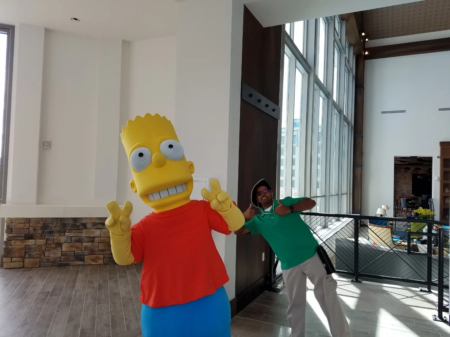 Bart Simpson at Loews Sapphire Falls Resort