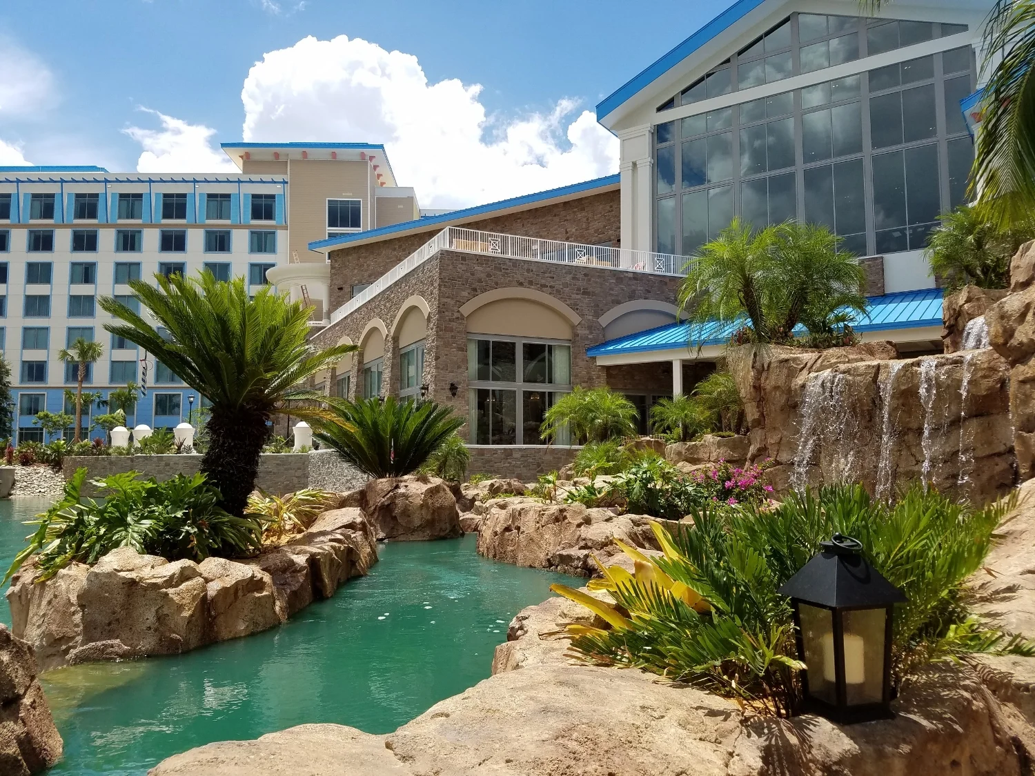 Surrounded by Waterfalls at Loews Sapphire Falls Resort