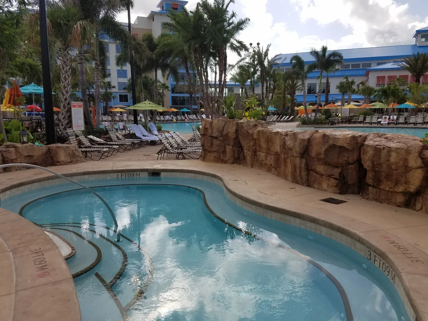 Hot Tub at Loews Sapphire Falls Resort