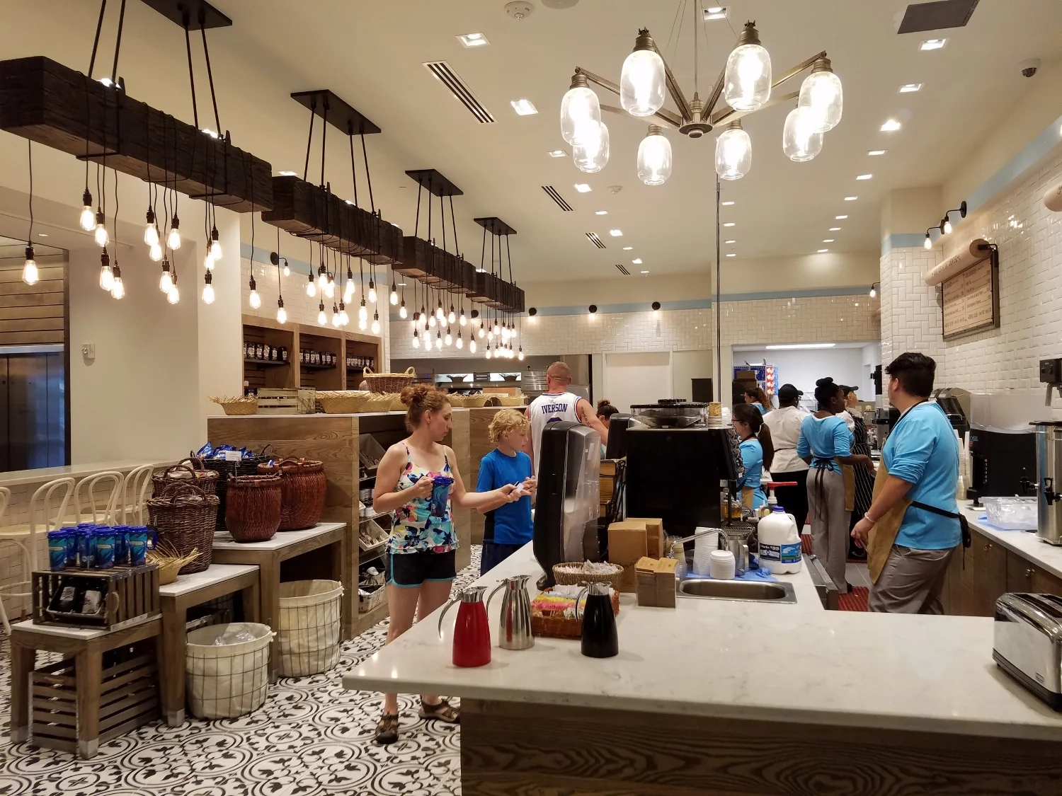 Counter at New Dutch Trading Co. in Loews Sapphire Falls Resort