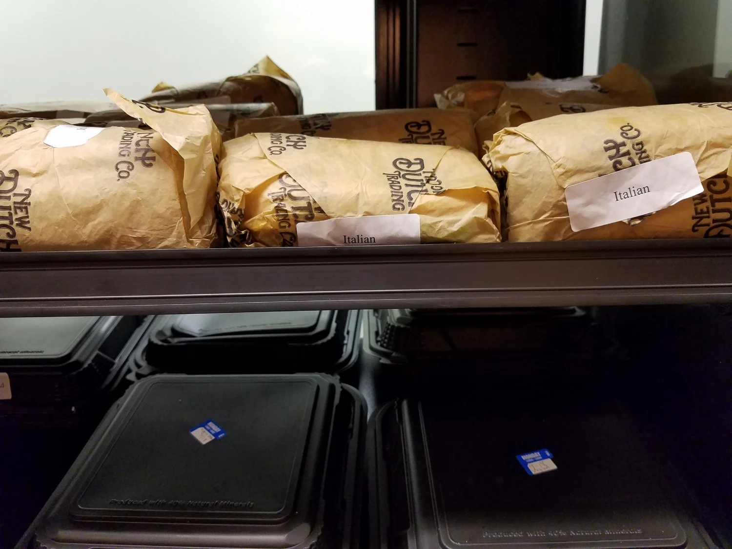 Sandwiches available at New Dutch Trading Co.
