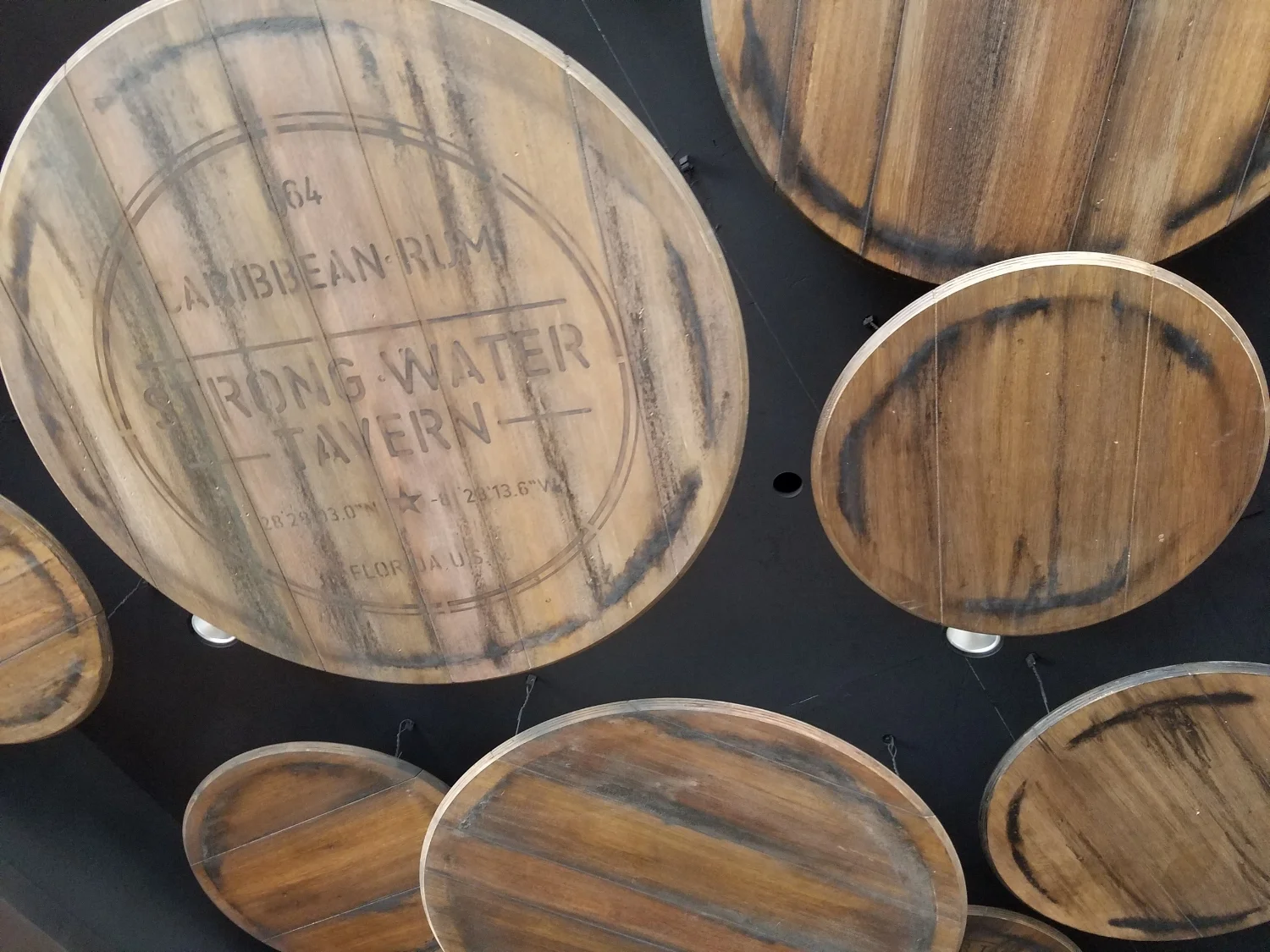Ceiling Decoration at Strong Water Tavern