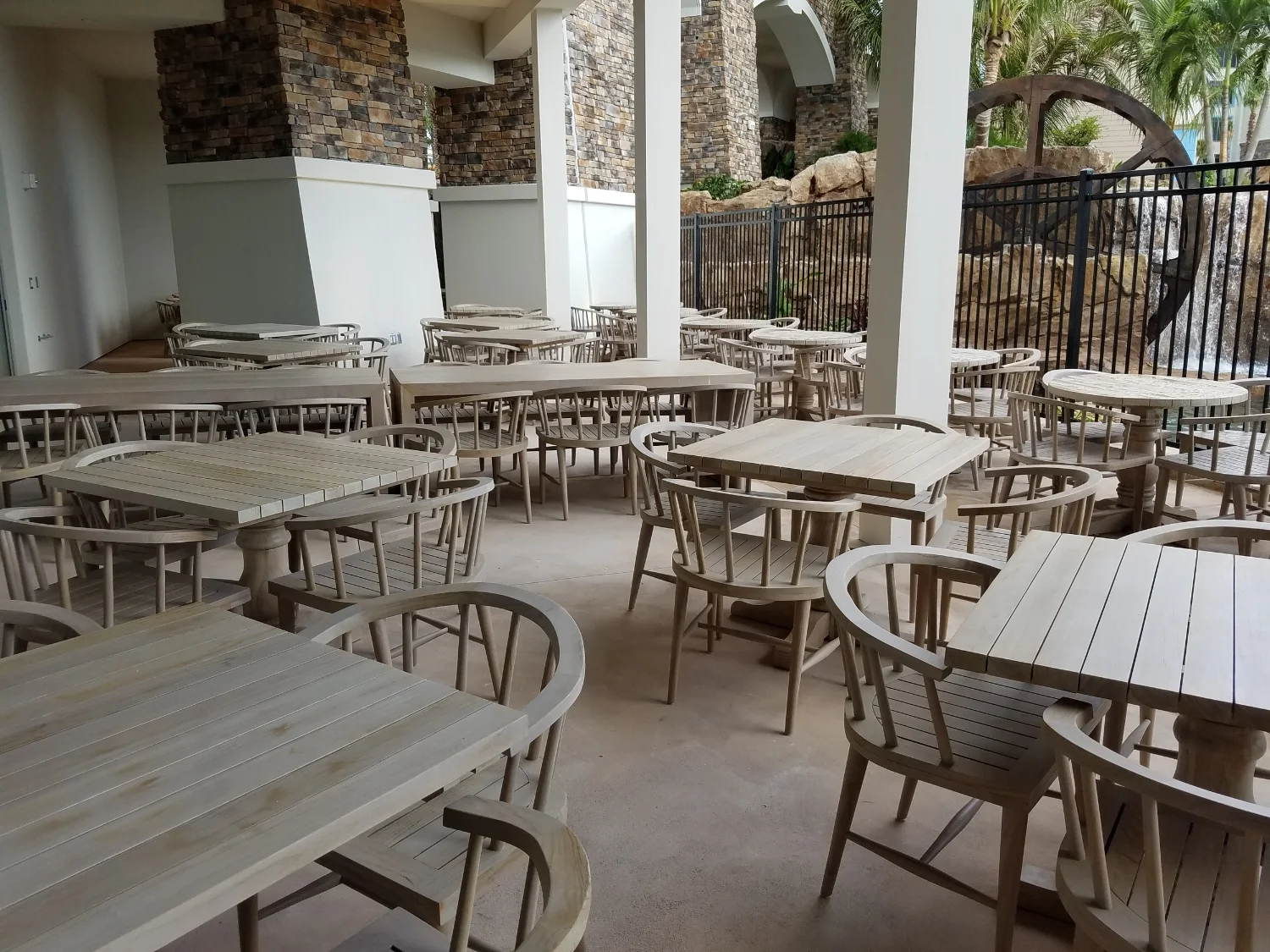 Outdoor Dining Area at Amatista Cookhouse