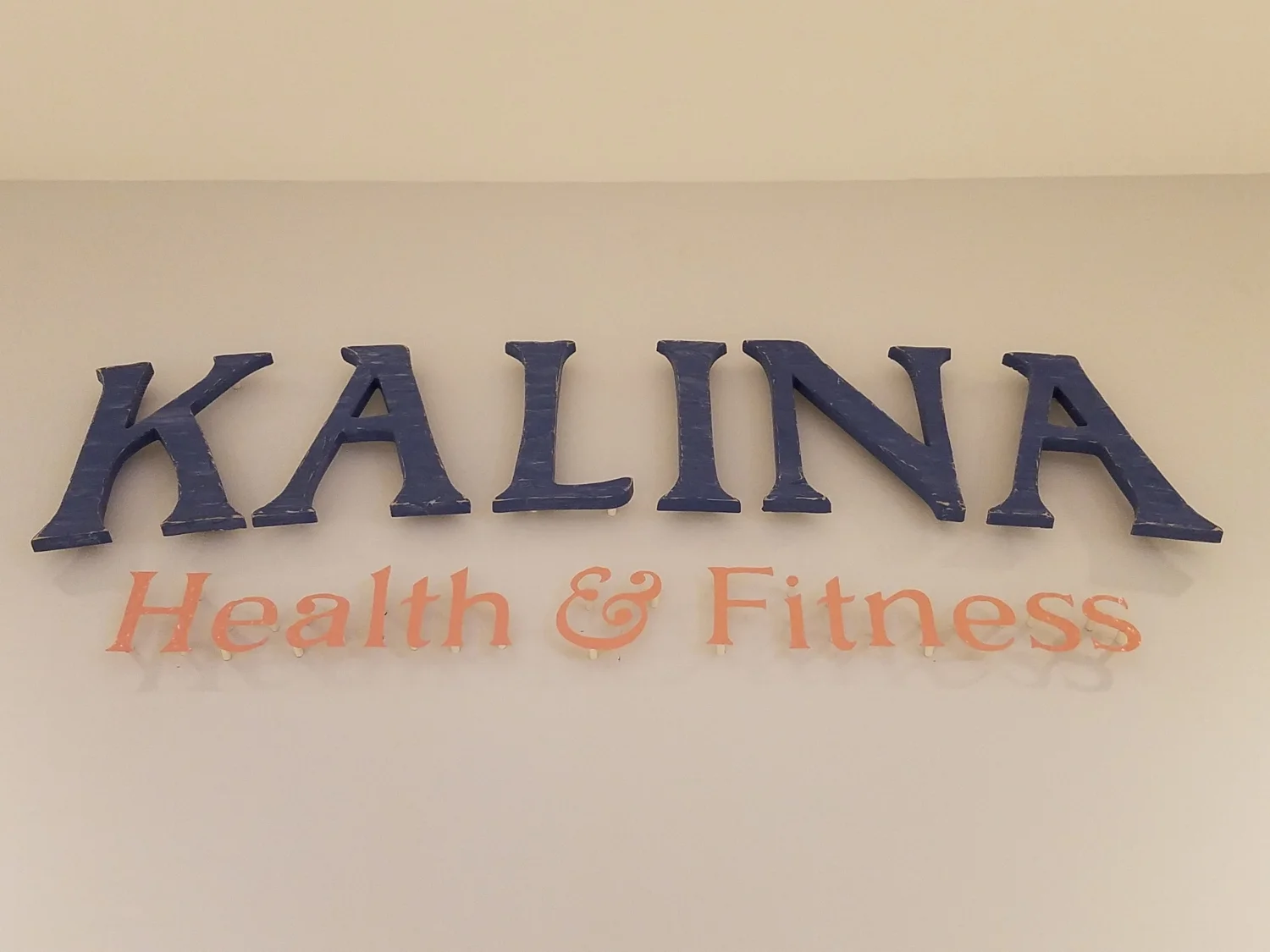 Kalina Health & Fitness Entrance Sign at Loews Sapphire Falls Resort