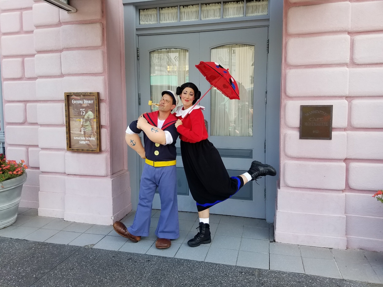Popeye and Olive Oyl
