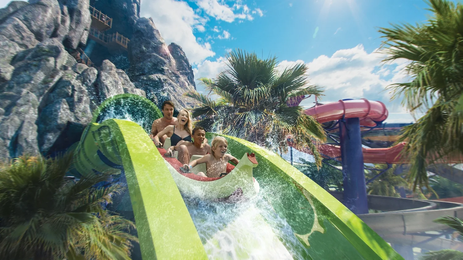 Krakatau Aqua Coaster at Volcano Bay. Image credit: Universal Orlando Resort. 