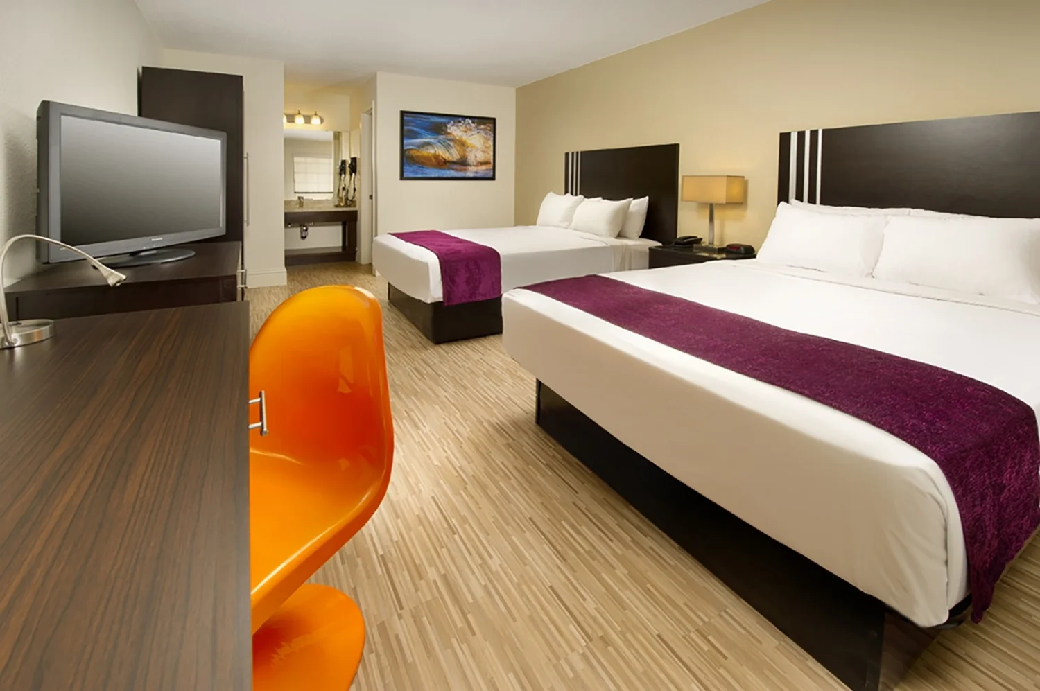 Standard double queen room at Avanti Resort. Image credit: Avanti Resort.