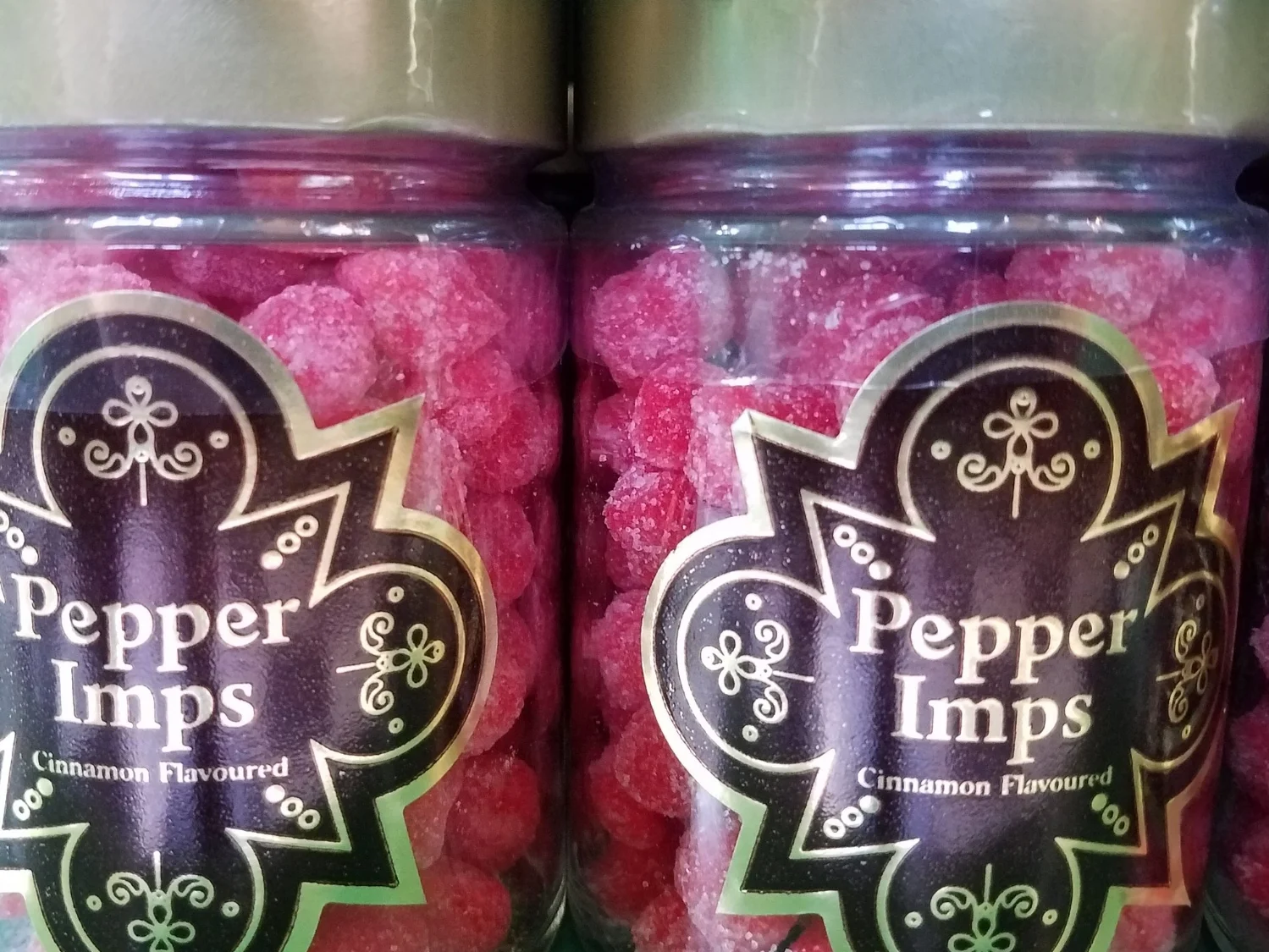 Pepper Imps at Sugarplum's Sweet Shop.
