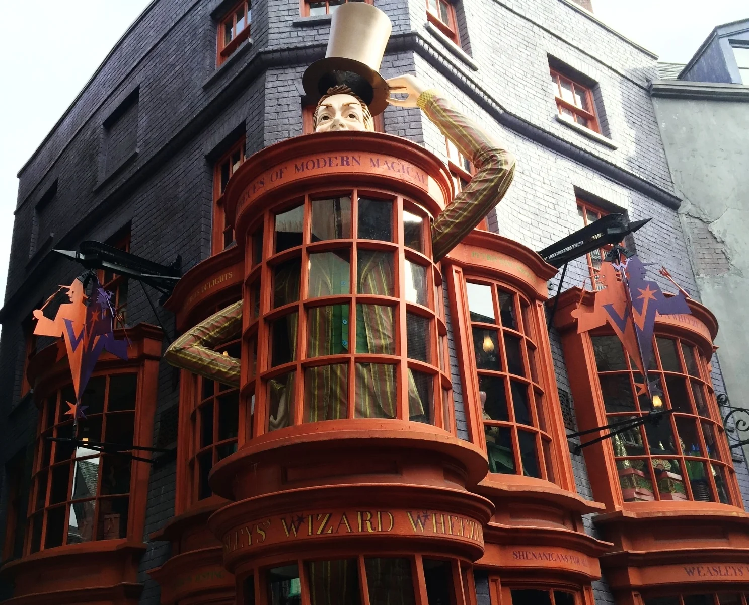 Weasley's Wizard Wheezes in Diagon Alley.